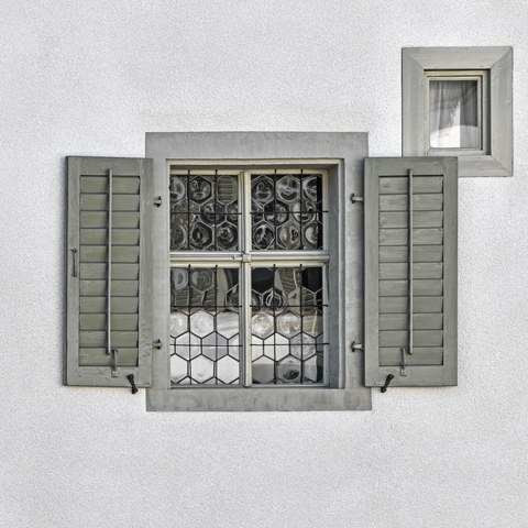 Fenster an der Nordfassade Gästehaus