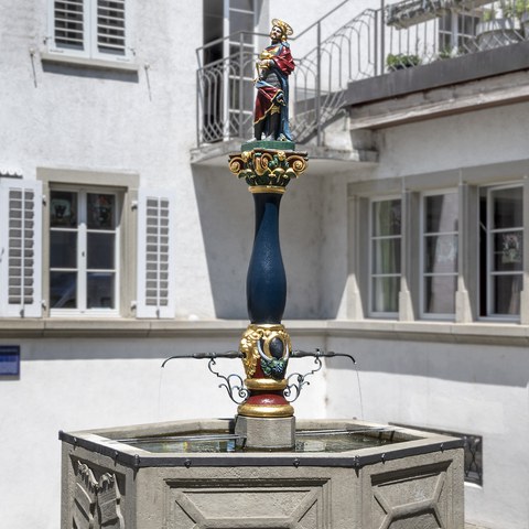St.-Oswaldsbrunnen, Ansicht von Süden