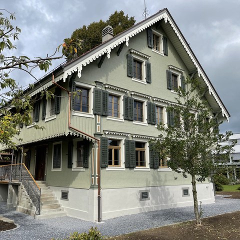 Bauernhaus mit hochwertiger Verzierung